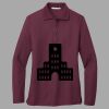 Women's Silk Touch Long Sleeve Polo Thumbnail