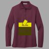Women's Silk Touch Long Sleeve Polo Thumbnail