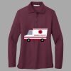 Women's Silk Touch Long Sleeve Polo Thumbnail