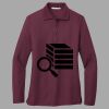 Women's Silk Touch Long Sleeve Polo Thumbnail