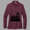 Women's Silk Touch Long Sleeve Polo Thumbnail