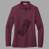 Women's Silk Touch Long Sleeve Polo Thumbnail